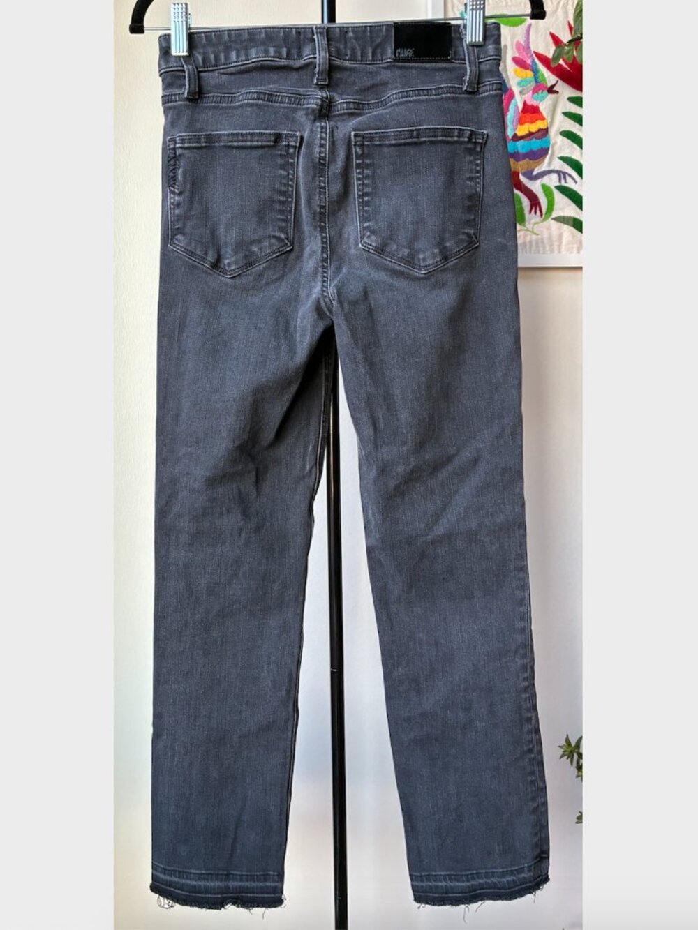 Paige Cindy Slim Jeans in Dark Magnet (Black) - Size 26 - Picture 7 of 16